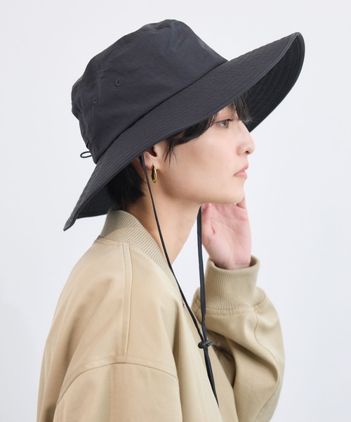 OVERRIDE(オーバーライド)の「BARNYARDSTORM / OVERRIDE(オーバーライド)別注 / サファリHAT 【UVカット】(ハット・レディース・ブラウン/ブラック・FREE)」の10枚目の写真