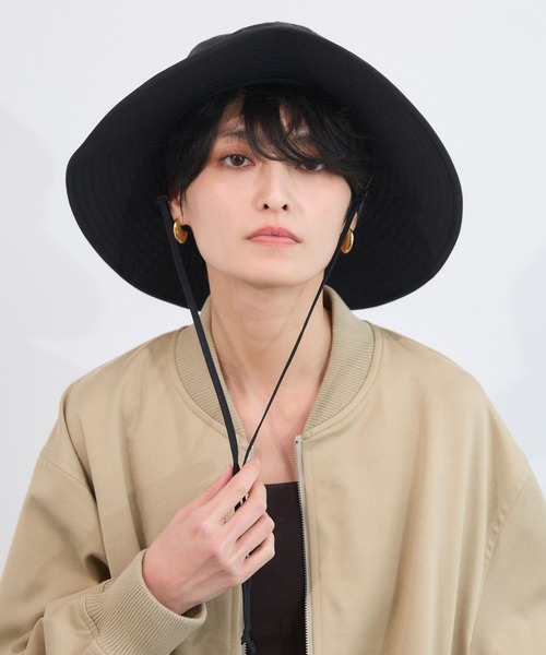 OVERRIDE(オーバーライド)の「BARNYARDSTORM / OVERRIDE(オーバーライド)別注 / サファリHAT 【UVカット】(ハット・レディース・ブラウン/ブラック・FREE)」の8枚目の写真