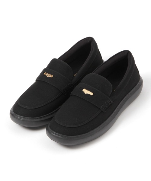 GLOBAL WORK(グローバルワーク)の「エアかるコインローファースニーカー/645038(スニーカー・レディース・ブラック系その他/ダークブラウン/ブラック・MEDIUM/LARGE)」の2枚目の写真