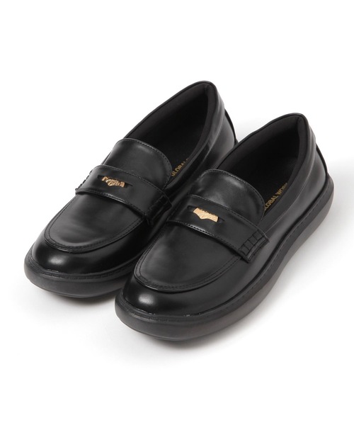 GLOBAL WORK(グローバルワーク)の「エアかるコインローファースニーカー/645038(スニーカー・レディース・ブラック系その他/ダークブラウン/ブラック・MEDIUM/LARGE)」の9枚目の写真