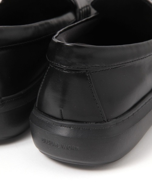 GLOBAL WORK(グローバルワーク)の「エアかるコインローファースニーカー/645038(スニーカー・レディース・ブラック系その他/ダークブラウン/ブラック・MEDIUM/LARGE)」の14枚目の写真