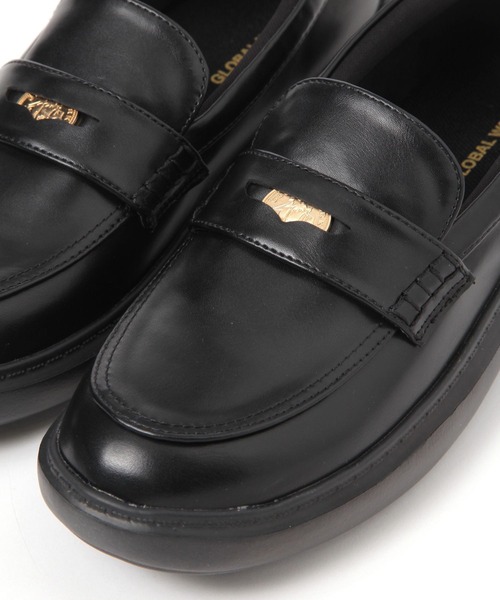 GLOBAL WORK(グローバルワーク)の「エアかるコインローファースニーカー/645038(スニーカー・レディース・ブラック系その他/ダークブラウン/ブラック・MEDIUM/LARGE)」の15枚目の写真