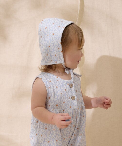 CIAOPANIC TYPY（チャオパニックティピー）の「【BABY】【Qinn】ダブルガーゼボンネット綿100％（その他ベビーウェア・キッズ・ホワイト/サックスブルー/ブラウン・ONE SIZE）」の9枚目の写真