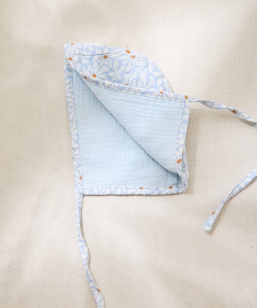 CIAOPANIC TYPY（チャオパニックティピー）の「【BABY】【Qinn】ダブルガーゼボンネット綿100％（その他ベビーウェア・キッズ・ホワイト/サックスブルー/ブラウン・ONE SIZE）」の12枚目の写真