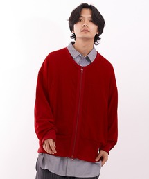 Nora Lily（ノラリリー）の「【Nora Lily】Shadow Mesh Crew Neck Zip Blouson（ブルゾン）」