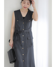 La TOTALITE | 【洗える】ジレ2WAYワンピース(ワンピース)