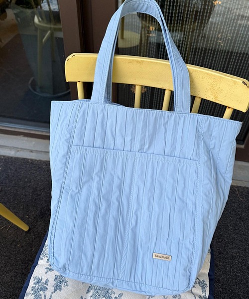 VIBGYOR(ヴィブジョー)の「Mignonjour/シンプルエアリートートバッグ M2910(トートバッグ・レディース・ブルー/レッド/ブラック/アイボリー/その他1・FREE)」の7枚目の写真