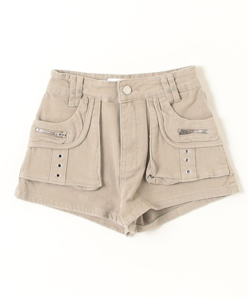 .KOM(ドットコム)の「A'GEM/9 × .kom 『.KOM/ドットケーオーエム』Utility Cargo Shorts /カーゴショートパンツ(その他パンツ・レディース・ブラック/カーキ・S/M)」の9枚目の写真