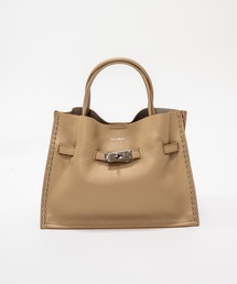 VIOLAd'ORO（ヴィオラドーロ）の「【VIOLAd'ORO/ヴィオラドーロ】スタッズ付きトートバッグ　Ｍサイズ（トートバッグ）」