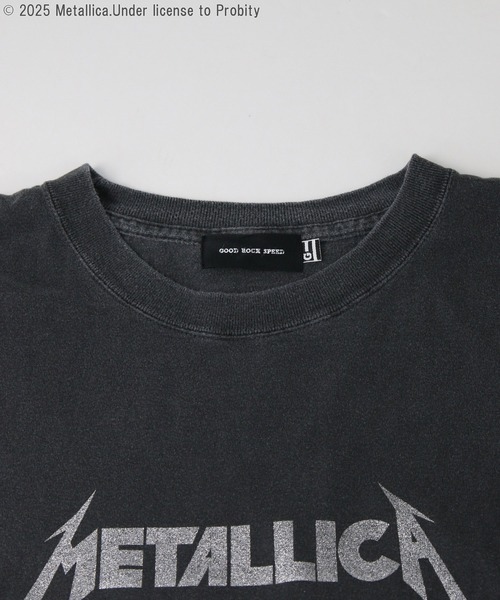 GOOD ROCK SPEED(グッドロックスピード)の「METALLICAラメT(Tシャツ/カットソー・レディース・チャコールグレー・FREE)」の2枚目の写真