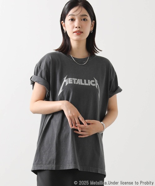 GOOD ROCK SPEED(グッドロックスピード)の「METALLICAラメT(Tシャツ/カットソー・レディース・チャコールグレー・FREE)」の9枚目の写真