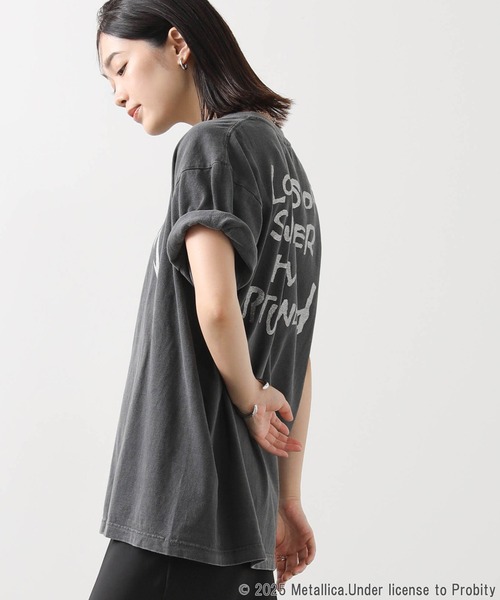 GOOD ROCK SPEED(グッドロックスピード)の「METALLICAラメT(Tシャツ/カットソー・レディース・チャコールグレー・FREE)」の12枚目の写真