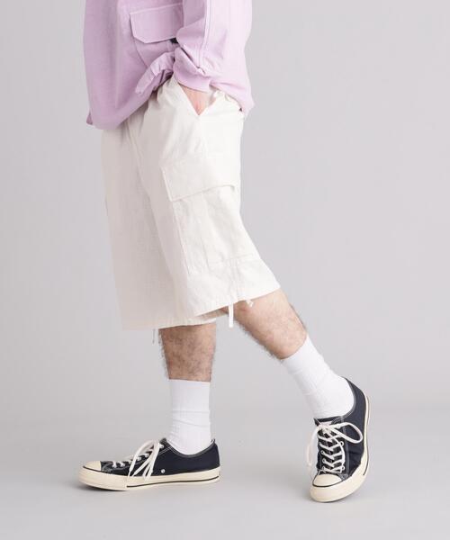 MANASTASH(マナスタッシュ)の「MANASTASH/マナスタッシュ/MH-RIP CARGO SHORTS(その他パンツ・メンズ・オリーブ系/ホワイト系2/ブラック/カーキ・S/M/L/XL)」の11枚目の写真