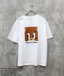 【TOM&JERRY/トム&ジェリー】プリント オーバーサイズ Tシャツ(T26-101)