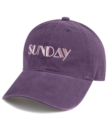 WICK（ウィック）の「SUNDAY カチオン ボールキャップ-パープル（キャップ）」