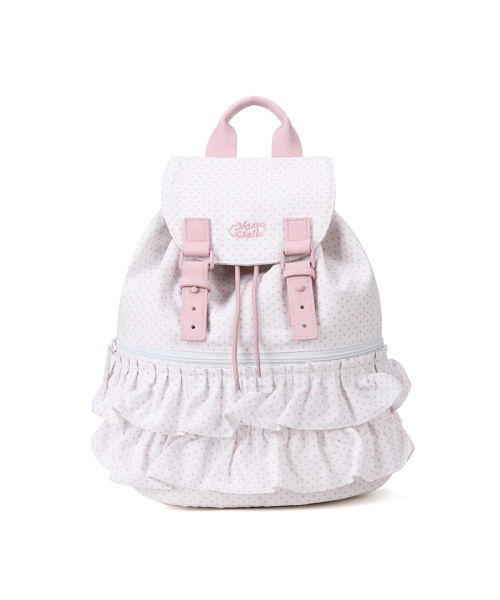 Shirring Backpack [White]