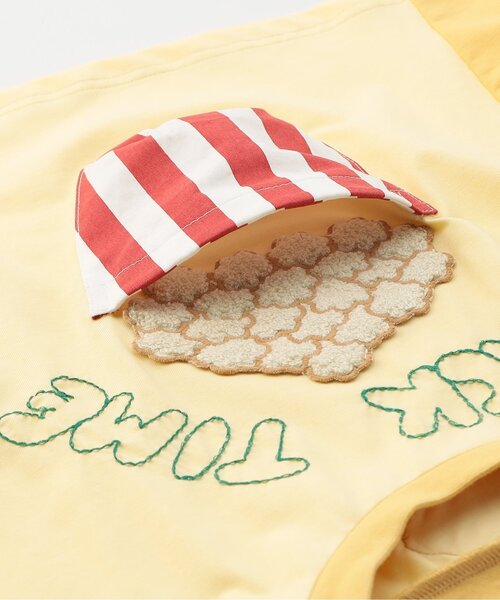 BIT'Z(ビッツ)の「【接触冷感/知育】スナックタイム仕掛け半袖Tシャツ(Tシャツ/カットソー・キッズ・マスタード/ターコイズブルー・120/110/100/95/90/80)」の11枚目の写真
