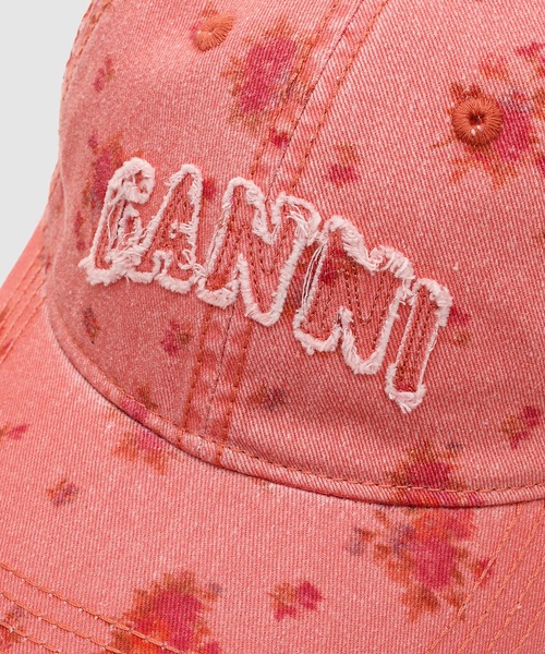 GANNI(ガニー)の「Washed Cotton Print Canvas Cap(キャップ・レディース・その他2/その他1・ONE SIZE)」の7枚目の写真
