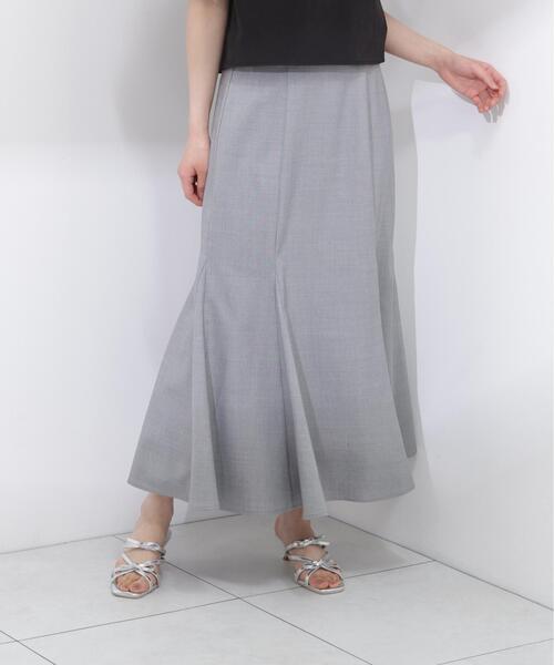 PROPORTION BODY DRESSING（プロポーションボディドレッシング）の「【小さめサイズあり】【青島心さん着用】ハイウエストマーメイドスカート / 1216120501（スカート・レディース・グレー/グリーン/ピンク/イエロー・MEDIUM/P/S/PSS/SMALL）」の2枚目の写真