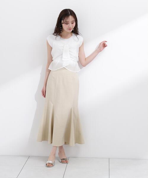 PROPORTION BODY DRESSING（プロポーションボディドレッシング）の「【小さめサイズあり】【青島心さん着用】ハイウエストマーメイドスカート / 1216120501（スカート・レディース・グレー/グリーン/ピンク/イエロー・MEDIUM/P/S/PSS/SMALL）」の11枚目の写真
