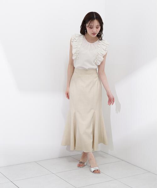 PROPORTION BODY DRESSING（プロポーションボディドレッシング）の「【小さめサイズあり】【青島心さん着用】ハイウエストマーメイドスカート / 1216120501（スカート・レディース・グレー/グリーン/ピンク/イエロー・MEDIUM/P/S/PSS/SMALL）」の14枚目の写真