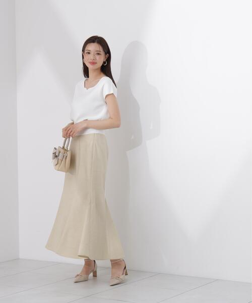 PROPORTION BODY DRESSING（プロポーションボディドレッシング）の「【小さめサイズあり】【青島心さん着用】ハイウエストマーメイドスカート / 1216120501（スカート・レディース・グレー/グリーン/ピンク/イエロー・MEDIUM/P/S/PSS/SMALL）」の17枚目の写真