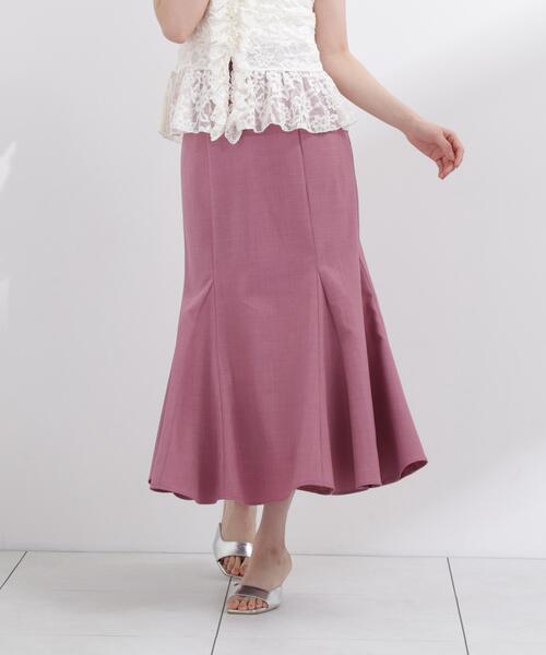 PROPORTION BODY DRESSING（プロポーションボディドレッシング）の「【小さめサイズあり】【青島心さん着用】ハイウエストマーメイドスカート / 1216120501（スカート・レディース・グレー/グリーン/ピンク/イエロー・MEDIUM/P/S/PSS/SMALL）」の22枚目の写真