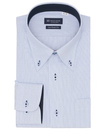 【超形態安定】 形態安定ノンアイロン ボタンダウン 長袖ビジネスワイシャツ(大きいサイズ・長いサイズ)