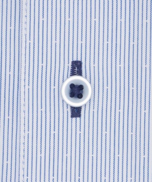 TOKYO SHIRTS(トウキョウシャツ)の「【超形態安定】 形態安定ノンアイロン ボタンダウン 長袖ビジネスワイシャツ(大きいサイズ・長いサイズ)(ビジネスシャツ・メンズ・ブルー・首回り47cm-裄丈90cm/首回り47cm-裄丈86cm/首回り45cm-裄丈90cm/首回り45cm-裄丈86cm/首回り45cm-裄丈82cm/首回り43cm-裄丈90cm/首回り42cm-裄丈90cm/首回り41cm-裄丈90cm/首回り39cm-裄丈88cm)」の5枚目の写真