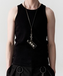 ESC STUDIO（イーエスシースタジオ）の「【ESC STUDIO】esc snug ribbed tank top / 【イーエスシーステュディオ】ESCスナッグリブドタンクトップ（タンクトップ）」