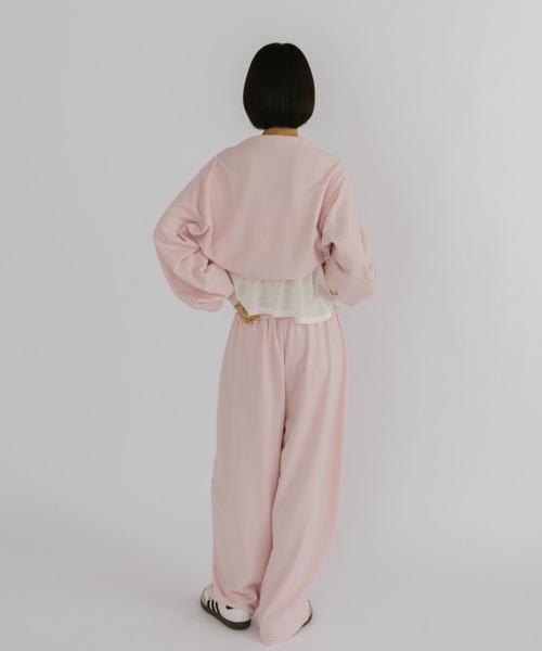 duei(デュイ)の「腰巻マルチウェイスウェットパンツ(スウェットパンツ・レディース・ピンク/ブラウン/ライトグレー・FREE)」の10枚目の写真
