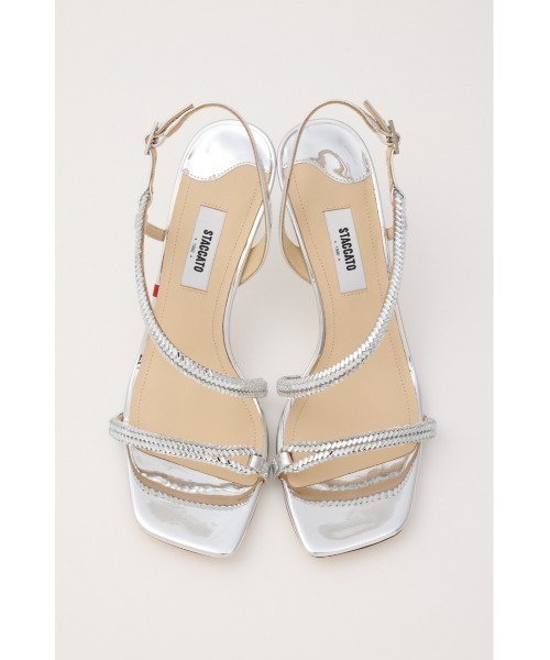 STACCATO(スタッカート)の「ジャスミングリタリングヒールサンダル(サンダル・レディース・シルバー・22.5cm/23cm/23.5cm/24cm)」の5枚目の写真