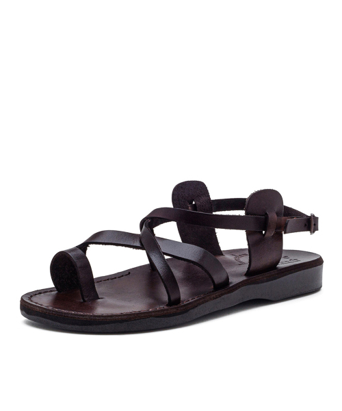 JERUSALEM SANDALS(エルサレム サンダル)の「6 ザ グッド シェパード バックル ブラウン (THE GOOD SHEPHERD BUCKLE)(サンダル・レディース・ブラウン・27cm/23.5cm/28cm/26cm/25cm/24.5cm/24cm/23cm)」の1枚目の写真