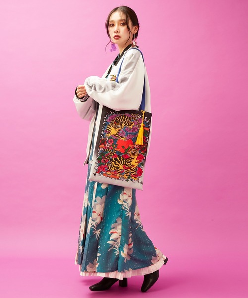 カヤ（カヤ）の「【中村杏子×倭物やカヤ】トートバッグ（トートバッグ・レディース・その他2/その他1/その他3・FREE）」の10枚目の写真