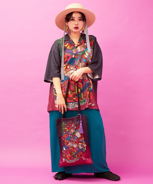 カヤ（カヤ）の「【中村杏子×倭物やカヤ】トートバッグ（トートバッグ・レディース・その他2/その他1/その他3・FREE）」の11枚目の写真