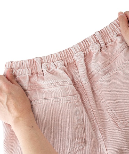 BISKEE（ビスキー）の「ダメージ加工デニムカーブパンツ/デニムパンツ ボトムス（カーゴパンツ・キッズ・ベージュ/ピンク・140cm/150cm/160cm）」の17枚目の写真