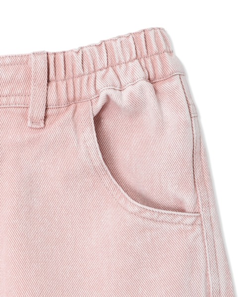 BISKEE（ビスキー）の「ダメージ加工デニムカーブパンツ/デニムパンツ ボトムス（カーゴパンツ・キッズ・ベージュ/ピンク・140cm/150cm/160cm）」の14枚目の写真