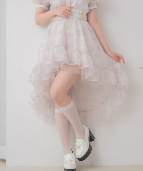 ROJITA(ロジータ)の「【セットアップ対応/新色登場】ストーン付きフィッシュテールスカート(スカート・レディース・アイボリー/ブラック/ブルー/ミント/ピンク・FREE)」の5枚目の写真