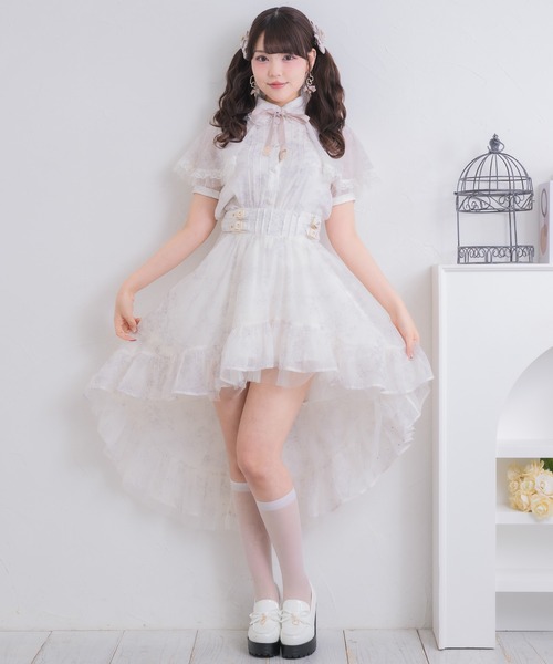 ROJITA(ロジータ)の「【セットアップ対応/新色登場】ストーン付きフィッシュテールスカート(スカート・レディース・アイボリー/ブラック/ブルー/ミント/ピンク・FREE)」の17枚目の写真