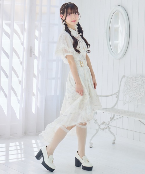 ROJITA(ロジータ)の「【セットアップ対応/新色登場】ストーン付きフィッシュテールスカート(スカート・レディース・アイボリー/ブラック/ブルー/ミント/ピンク・FREE)」の13枚目の写真