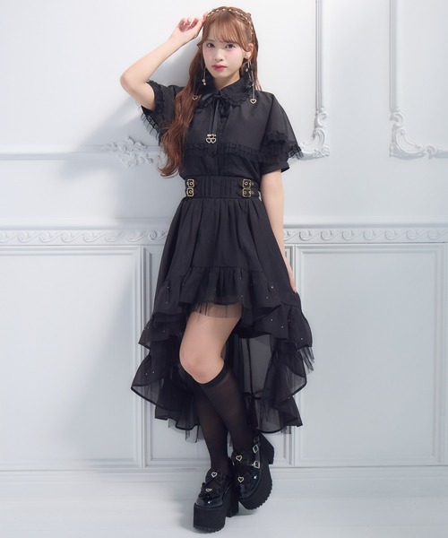 ROJITA(ロジータ)の「【セットアップ対応/新色登場】ストーン付きフィッシュテールスカート(スカート・レディース・アイボリー/ブラック/ブルー/ミント/ピンク・FREE)」の18枚目の写真