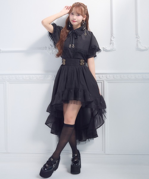 ROJITA(ロジータ)の「【セットアップ対応/新色登場】ストーン付きフィッシュテールスカート(スカート・レディース・アイボリー/ブラック/ブルー/ミント/ピンク・FREE)」の17枚目の写真