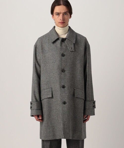 Mackintosh(マッキントッシュ)の「MACKINTOSH HUMBIE ウールグレンチェック ステンカラーコート(ステンカラーコート・メンズ・グレー系その他・40/36)」の9枚目の写真