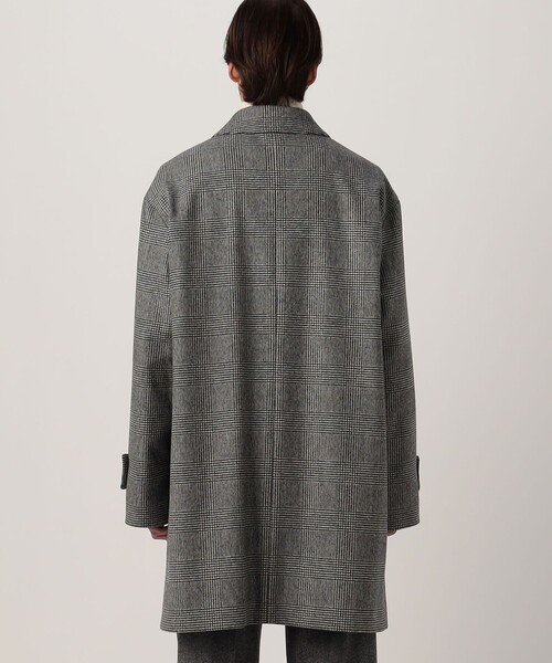Mackintosh(マッキントッシュ)の「MACKINTOSH HUMBIE ウールグレンチェック ステンカラーコート(ステンカラーコート・メンズ・グレー系その他・40/36)」の11枚目の写真