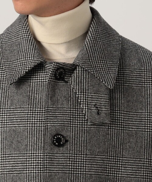 Mackintosh(マッキントッシュ)の「MACKINTOSH HUMBIE ウールグレンチェック ステンカラーコート(ステンカラーコート・メンズ・グレー系その他・40/36)」の13枚目の写真