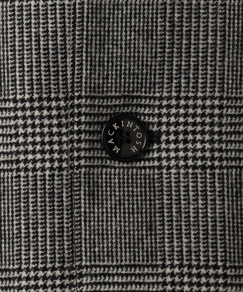 Mackintosh(マッキントッシュ)の「MACKINTOSH HUMBIE ウールグレンチェック ステンカラーコート(ステンカラーコート・メンズ・グレー系その他・40/36)」の6枚目の写真