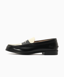 PULP/417EDIFICE（パルプフォーワンセブンエディフィス）の「The Kenford Fineshoes COMBI LOAFERS / BLACK WHITE（ローファー）」