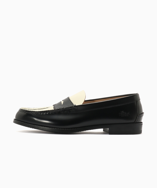The Kenford Fineshoes（ケンフォードファインシューズ）の「The Kenford Fineshoes COMBI LOAFERS / BLACK WHITE（ローファー・メンズ・ホワイト・25cm/26.5cm/26cm/27cm/25.5cm）」の8枚目の写真