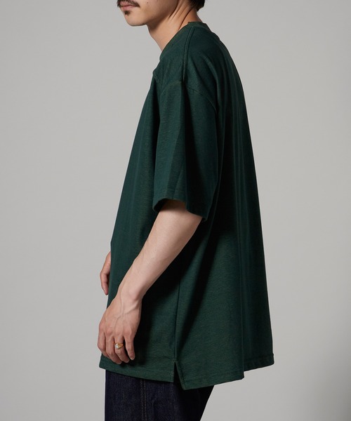 OK YESTERDAY(オッケーイエスタデイ)の「OK YESTERDAY / オーケー イエスタデイ ダブルフェイスTシャツ 秋 秋服 2026年秋冬(Tシャツ/カットソー・メンズ・グリーン/ネイビー・M/L)」の13枚目の写真