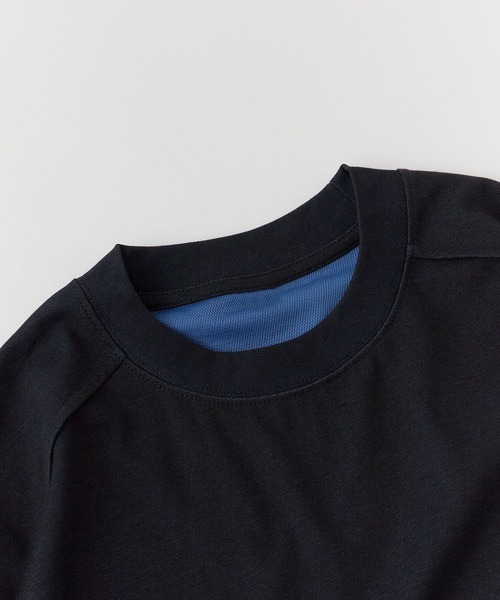 OK YESTERDAY(オッケーイエスタデイ)の「OK YESTERDAY / オーケー イエスタデイ ダブルフェイスTシャツ 秋 秋服 2026年秋冬(Tシャツ/カットソー・メンズ・グリーン/ネイビー・M/L)」の6枚目の写真